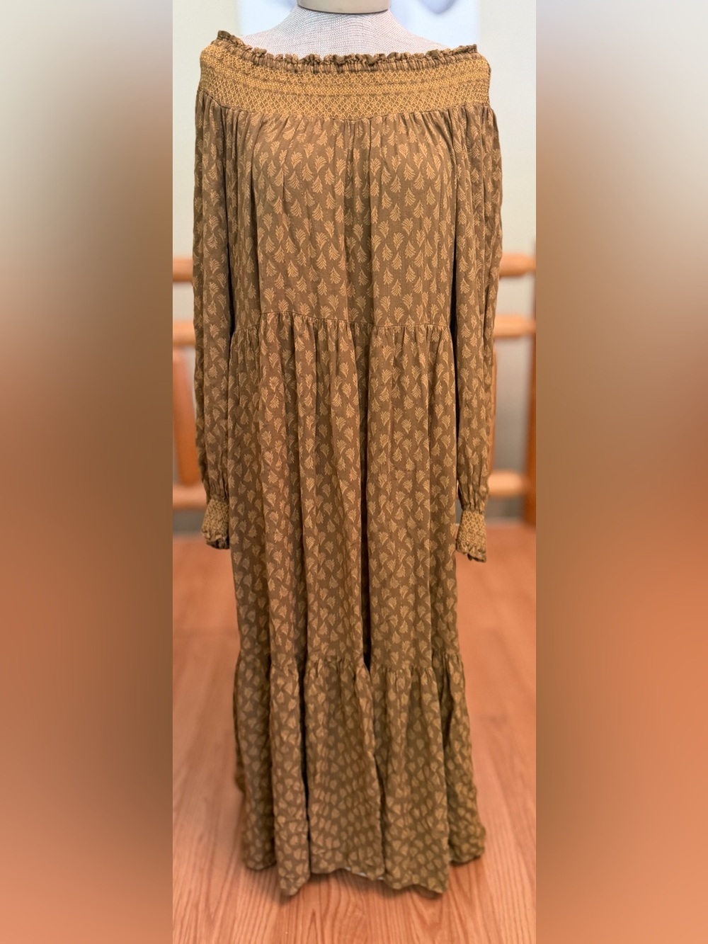 Universal Thread Tiered Long Sleeve Dress
